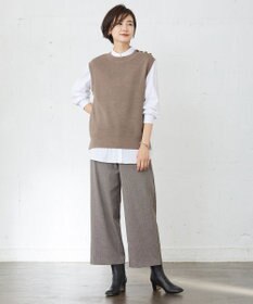 洗える】DRALON MERINO ニットベスト / J.PRESS LADIES | ファッション