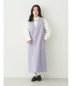 earth music&ecology Ｖネックジャンパースカート