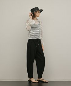 GRACE CONTINENTAL モチーフチュールブラウス