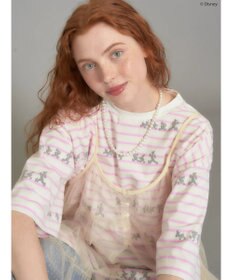 AMERICAN HOLIC 発砲プリントボーダーＴシャツ／Ｄｉｓｎｅｙ