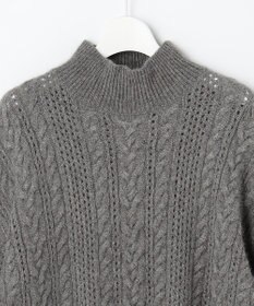 自由区 S 【SHIHOさん着用】ラメフォックスケーブル ニット