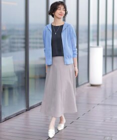 J.PRESS LADIES L 【2WAY】コットンスムース フレンチスリーブ カットソー