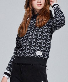 PW CIRCULUS 【イージーケア/軽量】【WOMEN】 MOFUモチーフ ニットフーディ