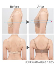 BRADELIS New York 【BRADELIS FIT  / 響きにくいシームレスタイプ】シームレスカップモールドブラ シンプルな薄手カップで軽い着け心地