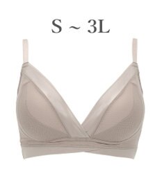 BRADELIS New York 【BRADELIS Me / ノンワイヤーブラ】ハグミーブラレット ソフト補整 楽にナチュラルな谷間を作る補正ブラジャー ME118307