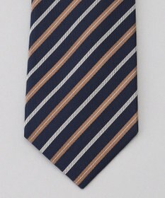 GOTAIRIKU  GOTAIRIKU別注【日本製】シルク ネクタイ_レジメンタル柄