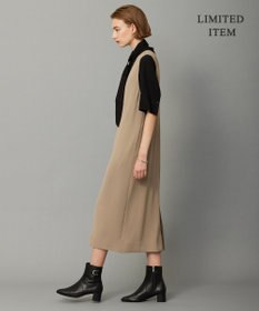 ICB 【WEB限定・洗える】 ライトダブルクロス ジャンパースカート ワンピース