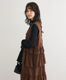 Green Parks ■ＥＳＣＡＲ　レース×コットンティアードワンピース