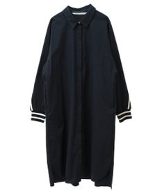 YECCA VECCA リブMIXシャツワンピース