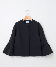 組曲 S 【KUMIKYOKU NAVY】コンフォータブルドレープ フレアスリーブジャケット