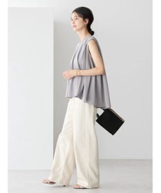 AMERICAN HOLIC 接触冷感バックフレアノースリーブプルオーバー