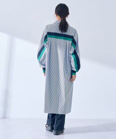 YECCA VECCA リブMIXシャツワンピース