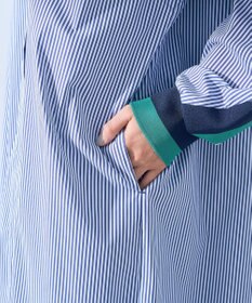 YECCA VECCA リブMIXシャツワンピース