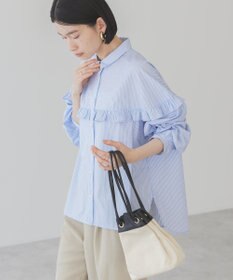 AMERICAN HOLIC イージーケアフリルシャツ