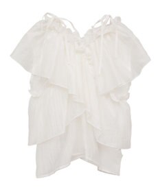 Green Parks マルチＷＡＹオフショルフリルブラウス