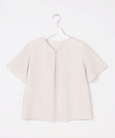 J.PRESS LADIES L 【イージーケア】シアーストライプ カットソー