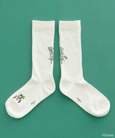 earth music&ecology 【予約】Disney/アソート刺繍入り靴下