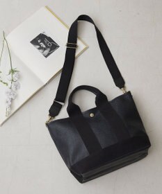 TOPKAPI 【Breath TOPKAPI】スコッチグレイン ネオレザー トート バッグ ショルダー付き M