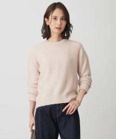 J.PRESS LADIES SHINE クルーネック ニット ピンク系