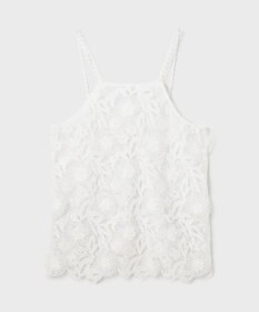 GRACE CONTINENTAL フラワーレースキャミソール