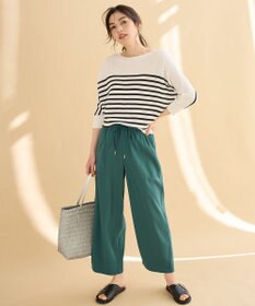 ANY 【新色追加/洗濯機可/ウエストゴム/接触冷感/UVケア/6色展開】清涼リラックスパンツ