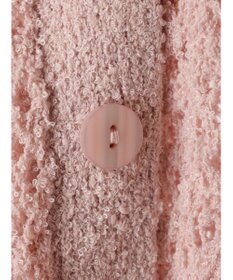 earth music&ecology ファンシーヤーンすかしニットカーディガン