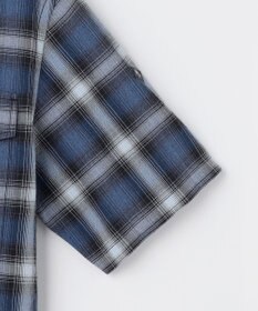 JOSEPH ABBOUD MOUNTAIN 【日本素材/ドライタッチ/軽量/オーガニックコットン】ドライチェック アウトドアシャツ