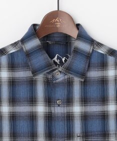 JOSEPH ABBOUD MOUNTAIN 【日本素材/ドライタッチ/軽量/オーガニックコットン】ドライチェック アウトドアシャツ