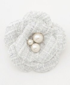 組曲 ツイードパールコサージュ