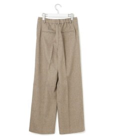 23区 【洗える/セットアップ対応】ウールライクカルゼ ワイド パンツ