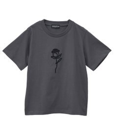 Green Parks ・ＤＯＵＢＬＥ　ＦＬＡＧＳ　ローズチェーン刺繍ＴＥＥ