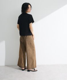 Green Parks ・ＤＯＵＢＬＥ　ＦＬＡＧＳ　ローズチェーン刺繍ＴＥＥ