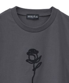 Green Parks ・ＤＯＵＢＬＥ　ＦＬＡＧＳ　ローズチェーン刺繍ＴＥＥ