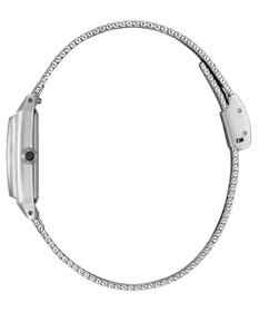 CITIZEN 【替えバンド付き2way 限定モデル】電池交換不要のスリムなスクエアモデル EG7040-74D