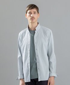 JOSEPH HOMME トライジャガードストレッチ　ウィングカラーシャツ