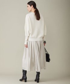 ICB 【洗える】レザーライクプリーツ スカート