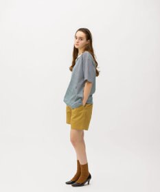 LENO THIN BORDER T-SHIRT / 細ボーダーTシャツ 《UNISEX》