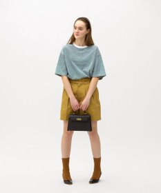 LENO THIN BORDER T-SHIRT / 細ボーダーTシャツ 《UNISEX》