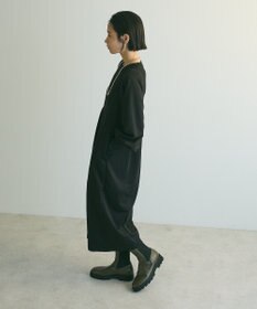 Green Parks ａ．ポンチ袖ボリュームワンピース