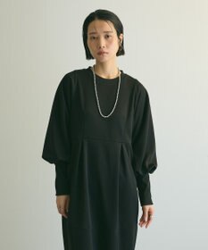 Green Parks ａ．ポンチ袖ボリュームワンピース