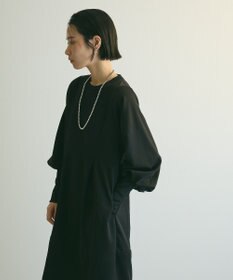 Green Parks ａ．ポンチ袖ボリュームワンピース