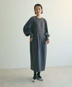 Green Parks ａ．ポンチ袖ボリュームワンピース