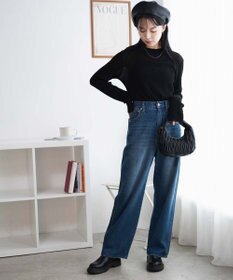 WEGO ラメリブニット