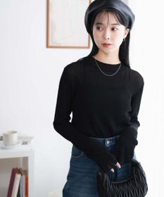 WEGO ラメリブニット