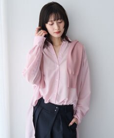 YECCA VECCA バック釦シアーシャツ