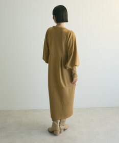 Green Parks ａ．ポンチ袖ボリュームワンピース