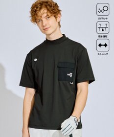 PW CIRCULUS 【UV遮蔽率99.5%  UVカット/速乾/ストレッチ】【GOLF OUT掲載】【MEN】ポケットモックT  ゴルフ