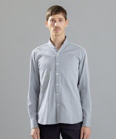 JOSEPH HOMME トライジャガードストレッチ　ウィングカラーシャツ
