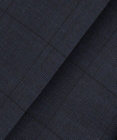 GOTAIRIKU シワになりにくい【御幸毛織/みゆきけおり】DRYSPINNER 平織スーツ_ネイビー格子