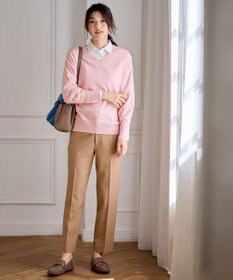 ANY 【手洗い可】イタリーヤーンウールカシミヤミックスＶネックプルオーバー